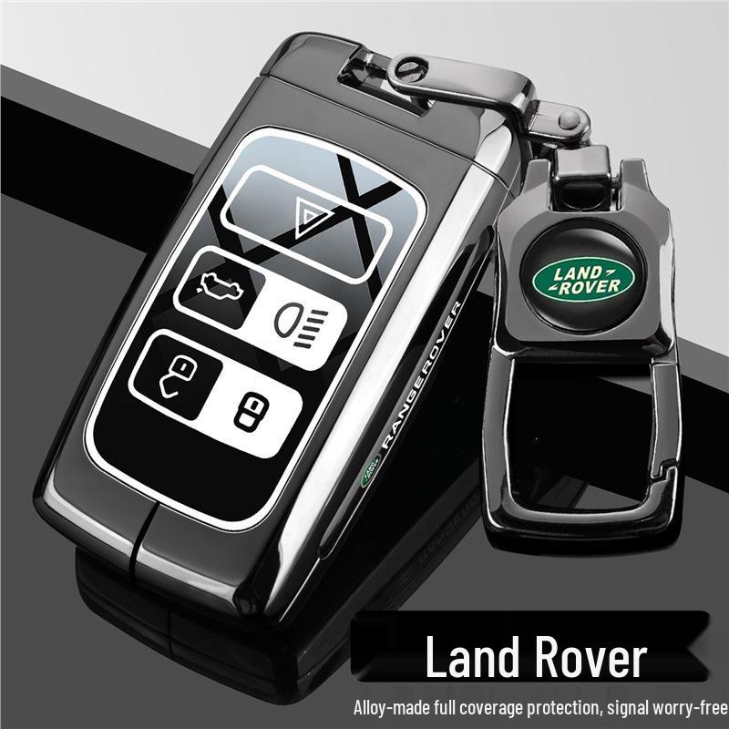 Land Rover Key Case for Range Rover, Evoque, Defender, Discovery, Sport, Freelander - Protective Shell Bag