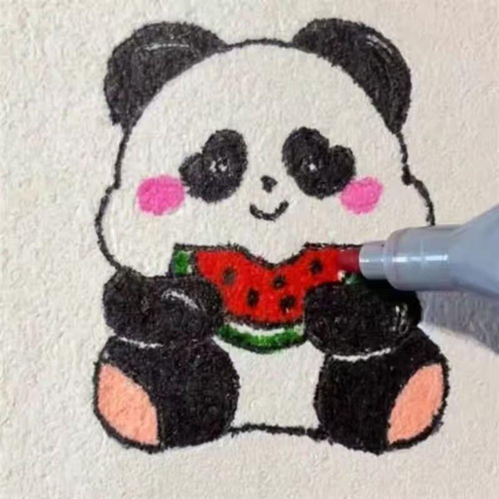 10Pcs Handicraft Texture Painting Paper Foam Magic Drawing Tools  for Children