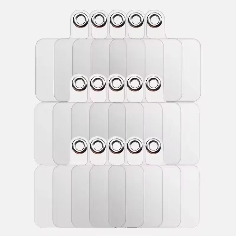 Transparent Matte Flexible Phone Lanyard Card Mobile Phone Universal Tether Tabs Hole Hanging Strap Patches Cord Clips Gasket