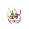 Kristall Rödvinspokal Färgade Glas Vin Glas Målat Glas Whiskeyglas Julklapp