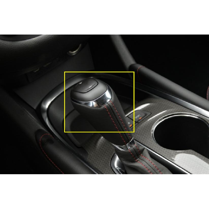 For Chevrolet Malibu 2016-2021 Steel Carbon Car Gear Shift Knob Head Cover Trim