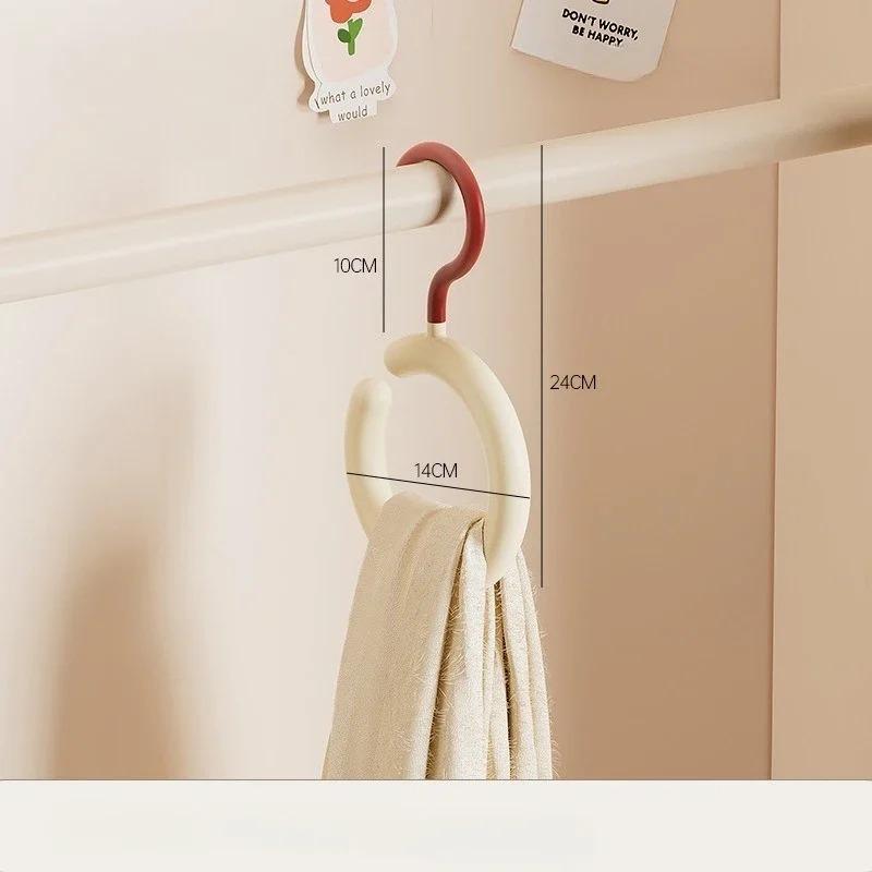 Hat Storage Clothes Hanger Invisible Luxury Multi-Function Hook Home Use New 2026 Plastic Coat Hanger Nordic Sle Adult Closet