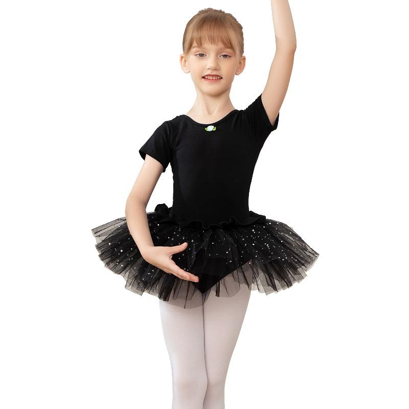 Body da Danza per Bambine e Ragazze per Danza Classica Vestito da Balletto Senza Maniche Costumi per Esibizioni sul Palco