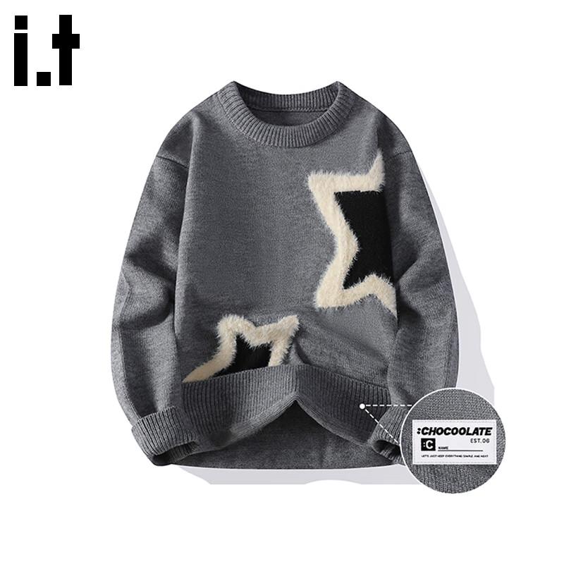 

:CHOCOOLATEit Men s Loose Fit Pullover Knit Sweater 2XL