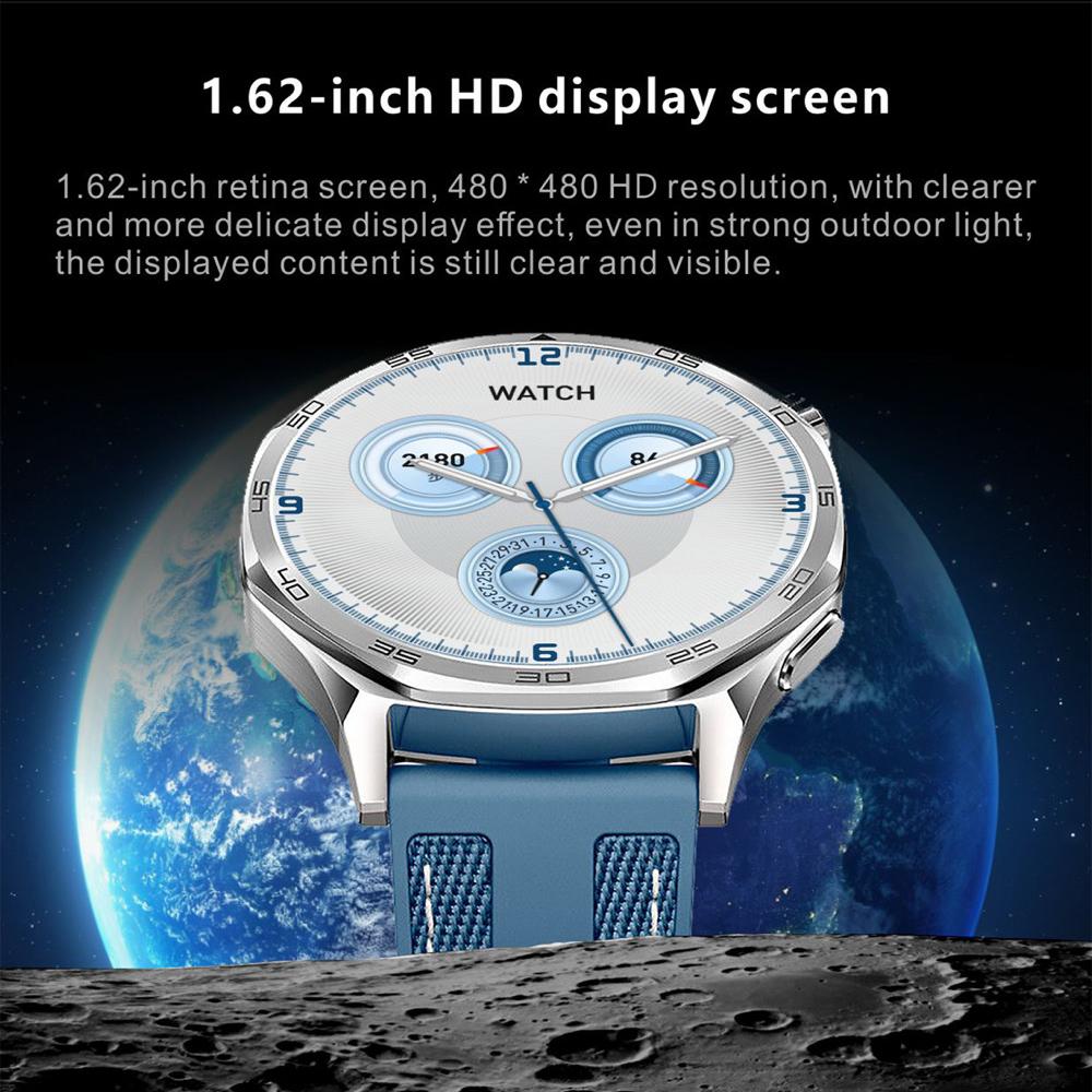 Men Women Outdoor Compass Music Smartwatch Blue Tooth Call Sport Fitness Heart Rate NFC Watches Map Navigation Smart Watch