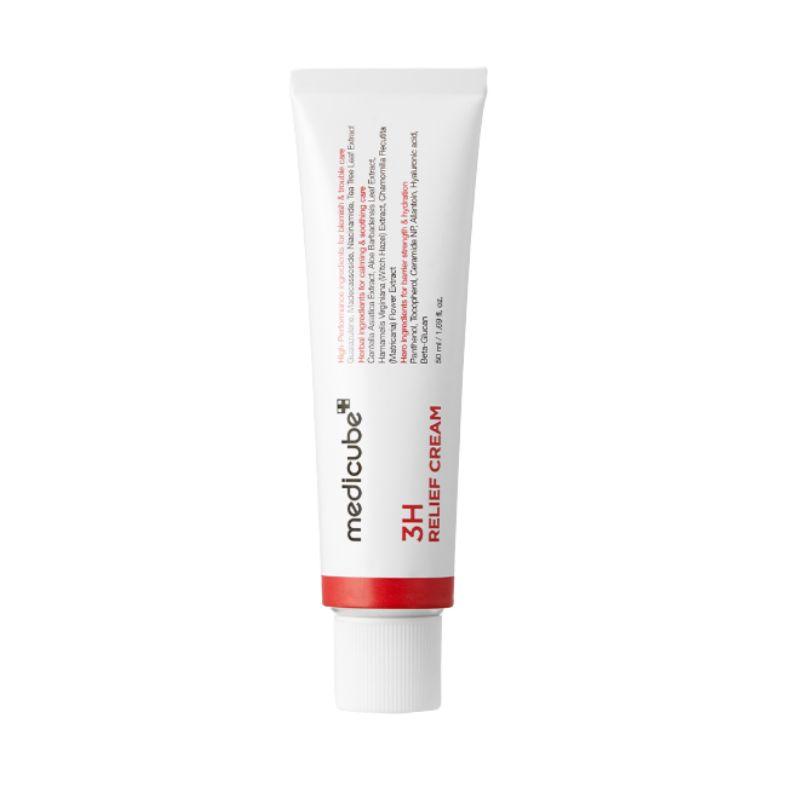 Medicube 3H Relief Cream Soothing Barrier Repair Moisturizer for Sensitive Acne Skin 50ml 1