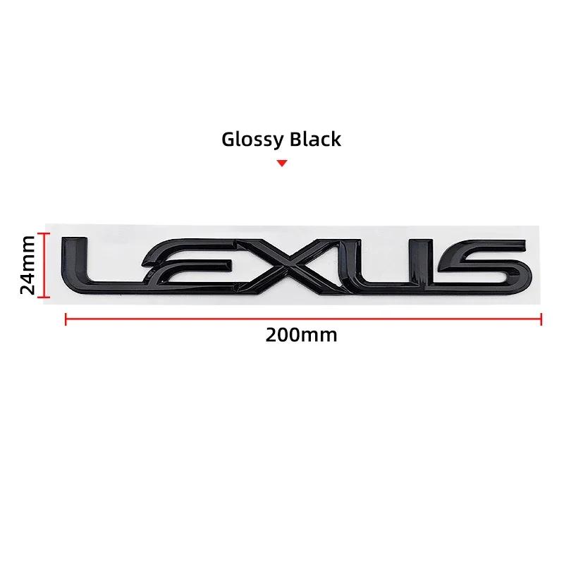 3D ABS Auto Buchstaben Emblem Heckklappen Aufkleber Abzeichen Für Lexus F SPORT Hybrid ES CT GS IS UX GX LBX NX RX 350h 450h Zubehör