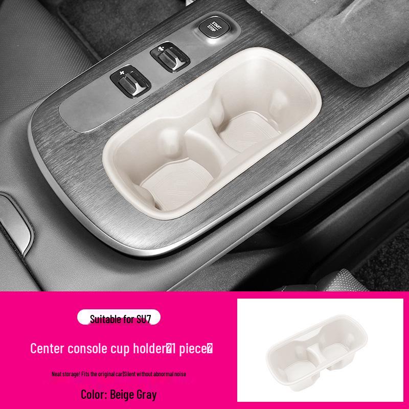 Silicone Pad for Xiaomi SU7: Anti-Slip, Wireless Charging, Protective Interior Console Cover