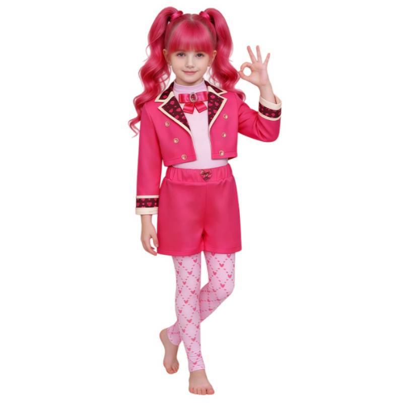 Descendants Wicked Wonderland Children Cosplay Costume For Halloween Stage Performance