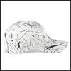 White Fang Lightning Lightning CA636 Cap, Pattern, Hat, Sports, Running, Outdoor, Men's, Women's, (Black)