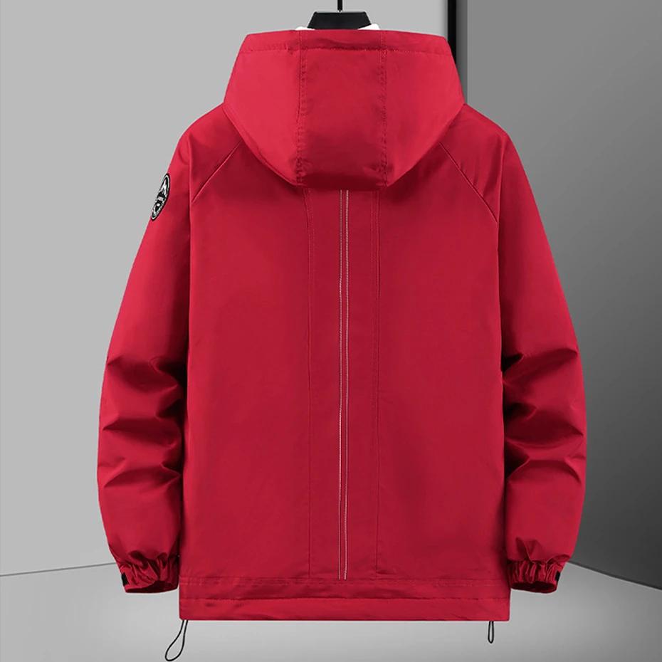 Autumn Winter Thick Jacket Men Plus Size 11XL Cargo Jacket Coat Fashion Casual Solid Color Cargo Coat Male Big Size 10XL 11XL