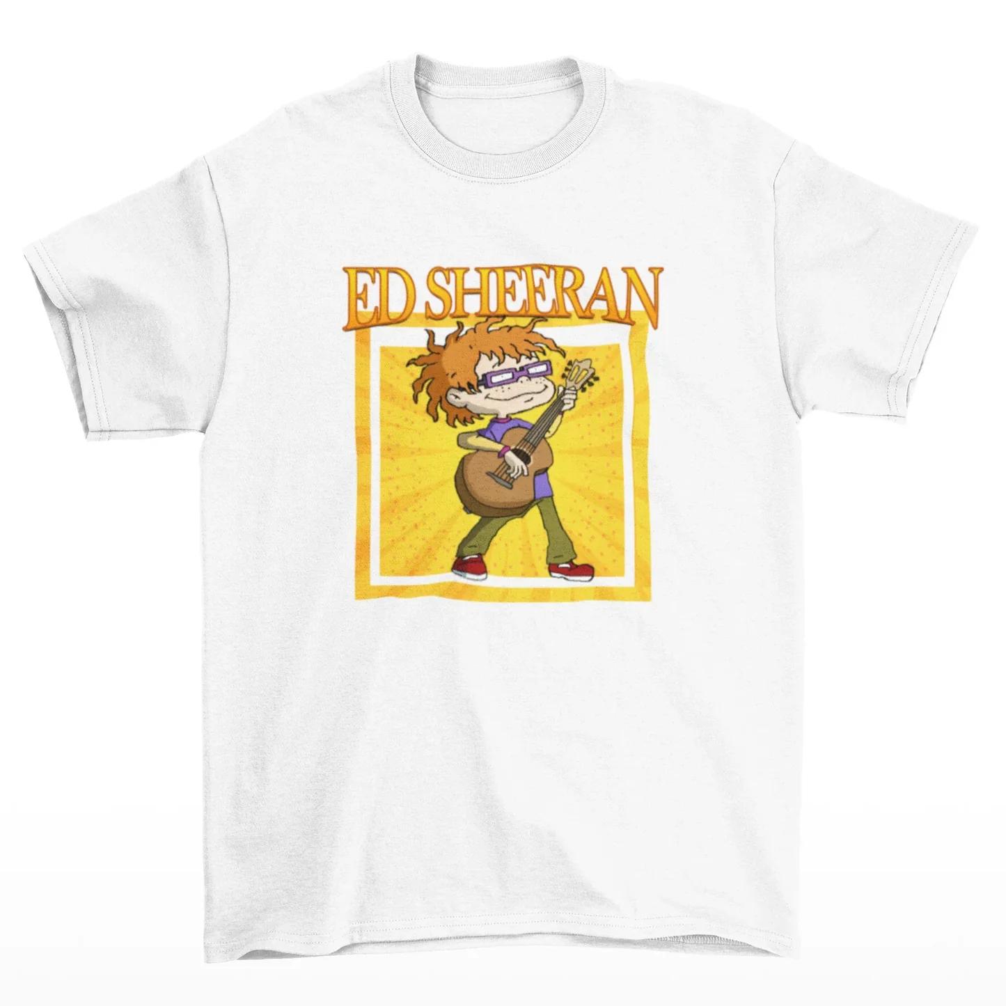 

Ed Sheeran Chuckie Finster Funny Graphic Cotton Shirt Unisex Y2k 2026 Summer New Women Unisex Oneck Short Sleeve Tshirt Gift S