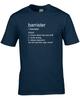 Barrister Definition Mens T-Shirt Lawyer Law Gift Idea Work Job Occupation Funny Unisex T-Shirt