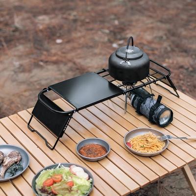 Lätt utomhusresor hopfällbart bord för camping och picknick, platsbesparande picknickbord camping hopfällbart bord