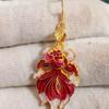Koi Red Chinese Style Dangle Earrings - Good Luck Accessories & Gifts