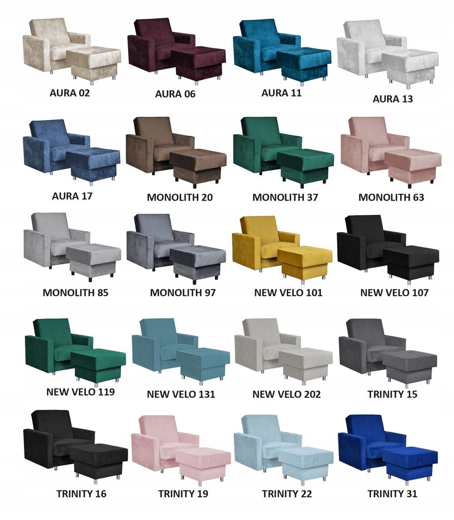 Alicja Reclining Armchair with Sleeping Footrest and Storage Family Meble