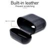 Solid Color Soft Faux Leather Protective Case Cover Shell for AirPods 2