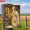 2D Flat Metal Sign Saint Nicholas 20cm x 30cm