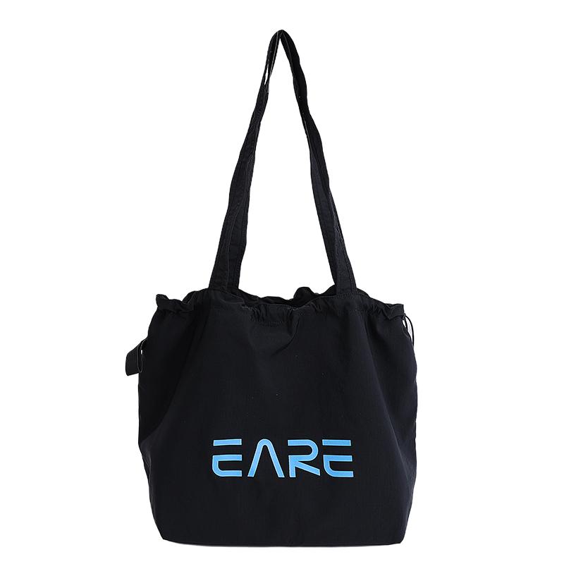 

Women s Large Capacity Shoulder Bag Letter Printed Shopping Bag чорний