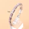 Accessori da Matrimonio a 13 Colori   Bracciale Bangle da Donna Zirconia Cubica Blu Gioielli da Sposa Per Donne Spedizione Gratuita