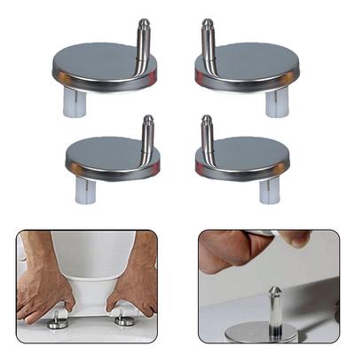 2pcs Toilet Lid Hinge 60/65mm Cover Screw Connector