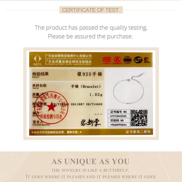 Brățară reglabilă cu cablu aurit BAMOER din argint 925 pentru bijuterii de modă pentru femei