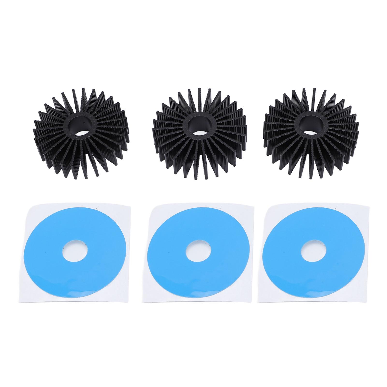 

3 комплекта 3D принтера двигателя круглый радиатор 36 мм высокоэффективный шаговый двигатель алюминиевый радиатор