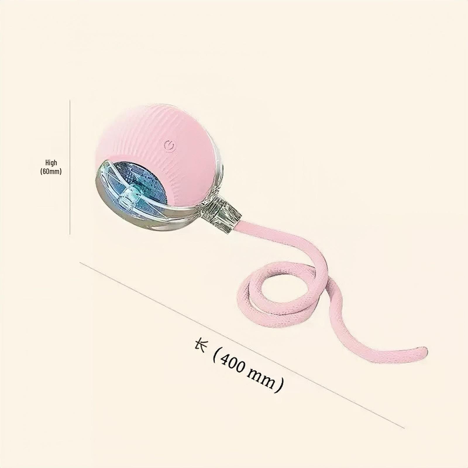 

Interactive Bouncy Rope Ball Cat Toy: Bite-Resistant, Self-Amusement, and Boredom Relief Teaser