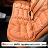 Luxury Nappa Leather Non-Slip Car Seat Cushions for Five-Seater - Thickened Design for Front and Rear Seats