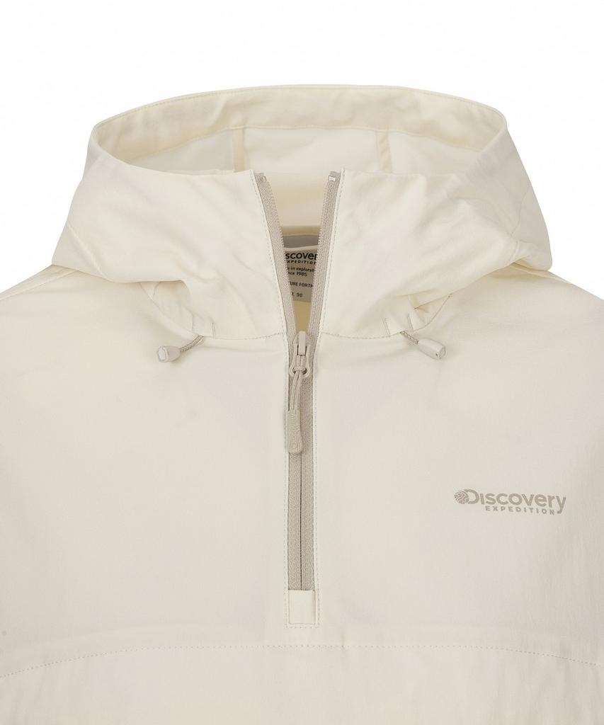 Discovery Expedition Women'S Freshvent Lightweight Woven Training Hooded Anorak (D/Ivory)