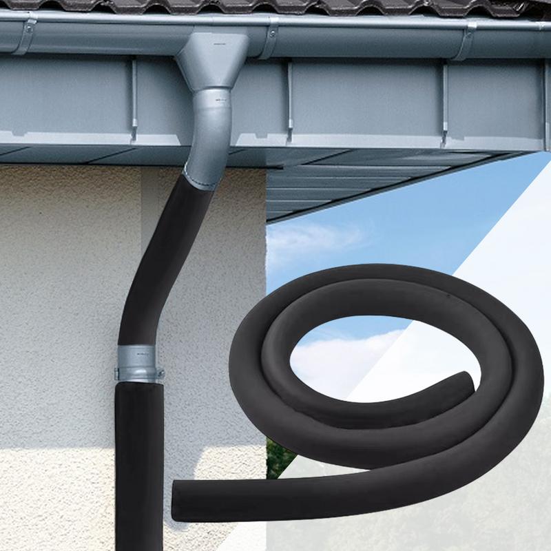 Insulation Rubber Pipe Sponge Rubber Pipe Black Waterproof Pipeline Solar Water Heater Water Pipe Rubber Sponge Tube