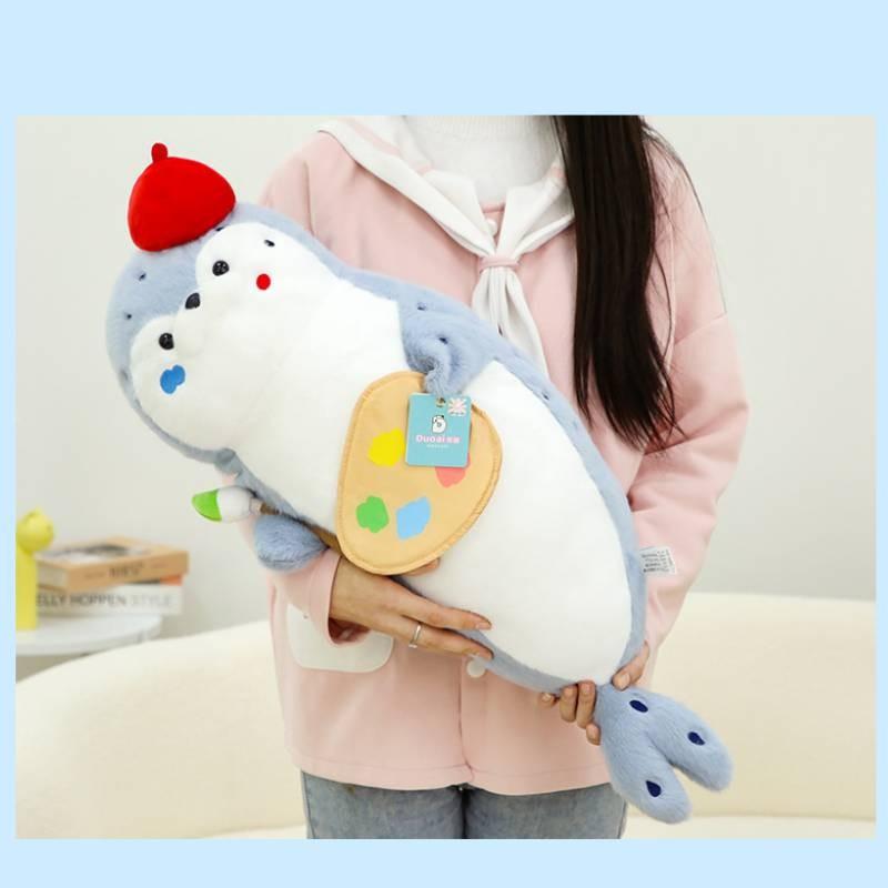 Otter Stuffed Sea Animals Cute Chef Cartoon Girls Children Holiday Gift Doll