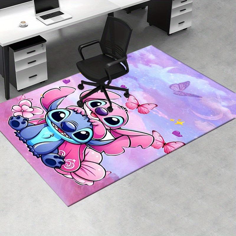 Office Rug Stitch, Butterflies theme 3D Printed Anti-Slip Rug-Machine Washable for Living Room