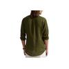 Polo Ralph Lauren Solid Logo Single-Breasted Long Sleeve Loose Shirt Men shirts Olive MNPOWOV16824202-301