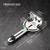 Tool Less Wall Mounting Bracket Holder For Level Featuring 360 Degree Rotation Stainless Steel Frame And Antislip Clamps
