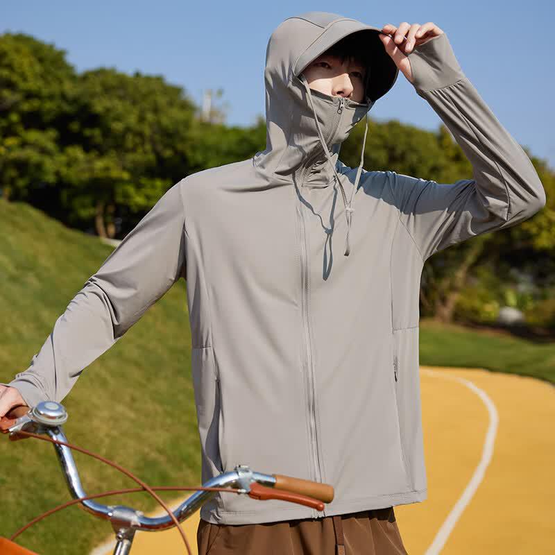 Huili Unisex Ice Silk Sun Protection Jacket 2XL