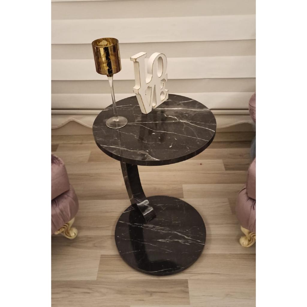 Wheeled C Coffee Table Sofa Table Side Table Nesting Coffee Table Tea Coffee Serving Table Walnut