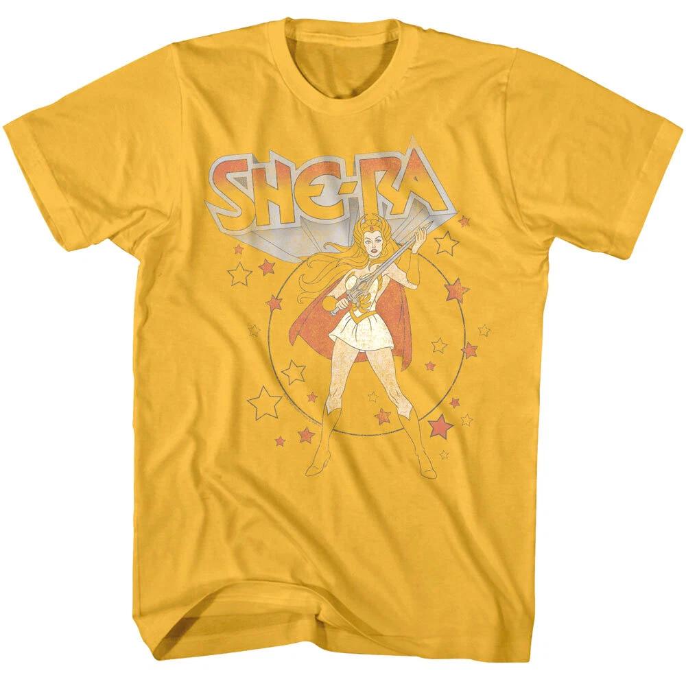 She-Ra Vintage Star Burst Men s T Shirt Princess of Power Masters 2XL