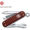 Victorinox Classic Alox Collection Swiss Army Knife Hazel Brown 5 Functions Compact Lightweight Multi-Tool