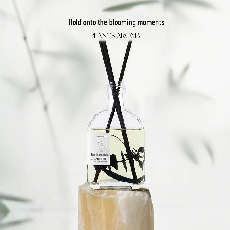 Rose Scented Rattan Diffuser - Long-lasting Aroma for Hotel, Bedroom, or Home Decor