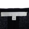 HELMUT LANG wool Long sleeve V-neck knit one piece S black Women Used