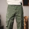 Men Fashion Military Cargo Pants Regualr Straight Fit Cotton Camouflage Green Black Grey Color Trousers