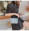 Cambridge DIY Handmade Color Block Woven Shoulder Crossbody Messenger Bag - Women's Trendy New Style