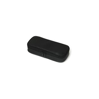 Loonloon 663 Stone Black Pencil Case Large Capacity Two-Tier Simple Stylish for Students and Adults