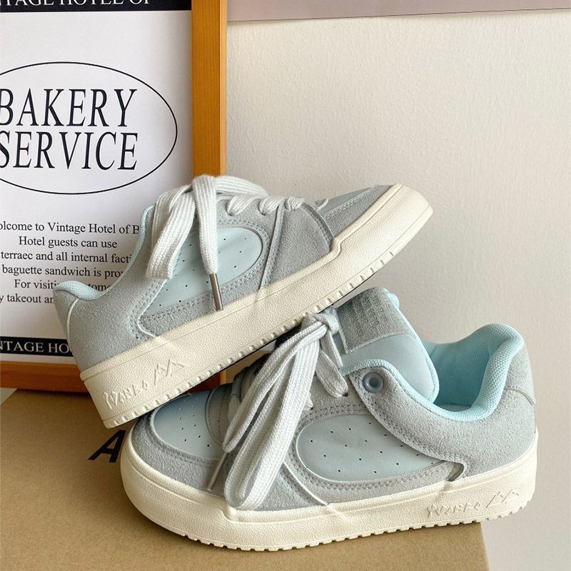 Campus board shoes women's 2025 autumn versatile platform white shoes niche bread shoes casual shoes women's low-top round head