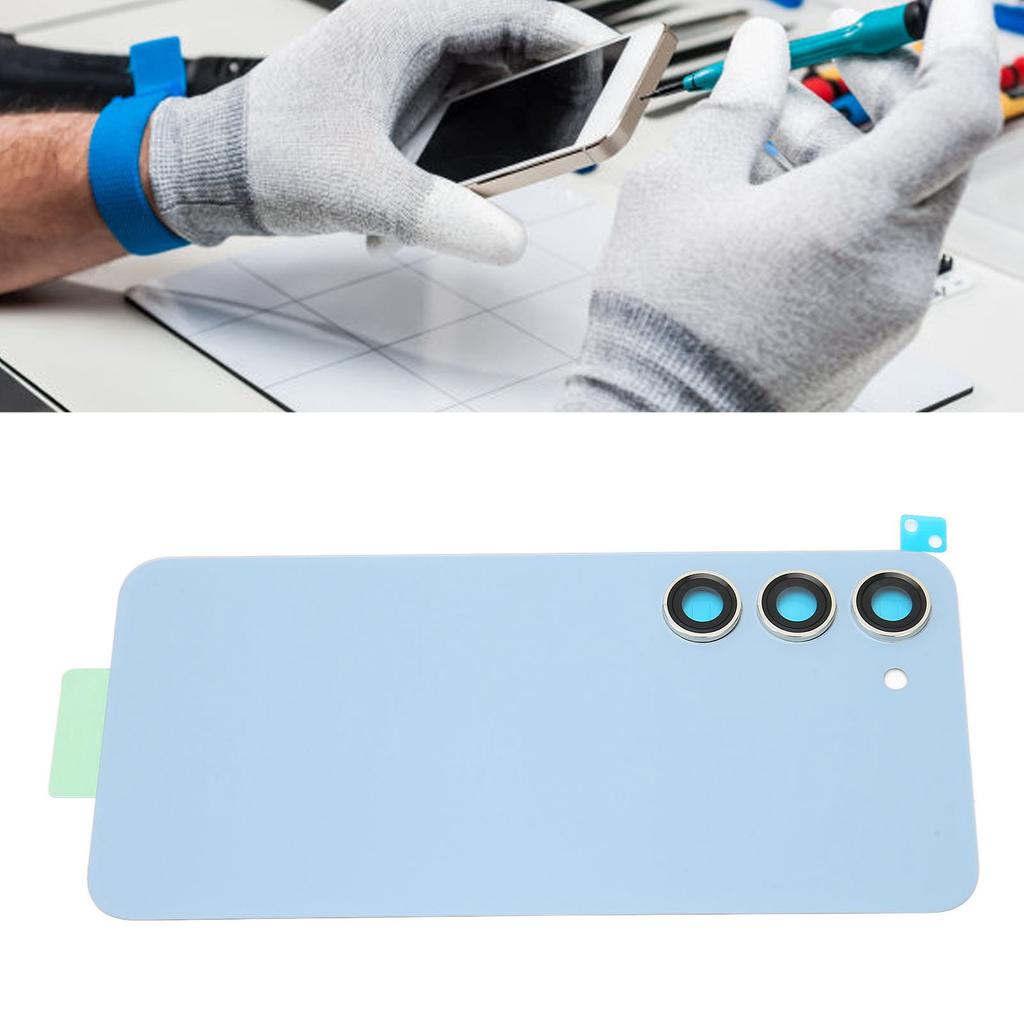 Replacement Back Glass Phone Rear Glass Housing with Pre Installed Camera Lens Tape for 3