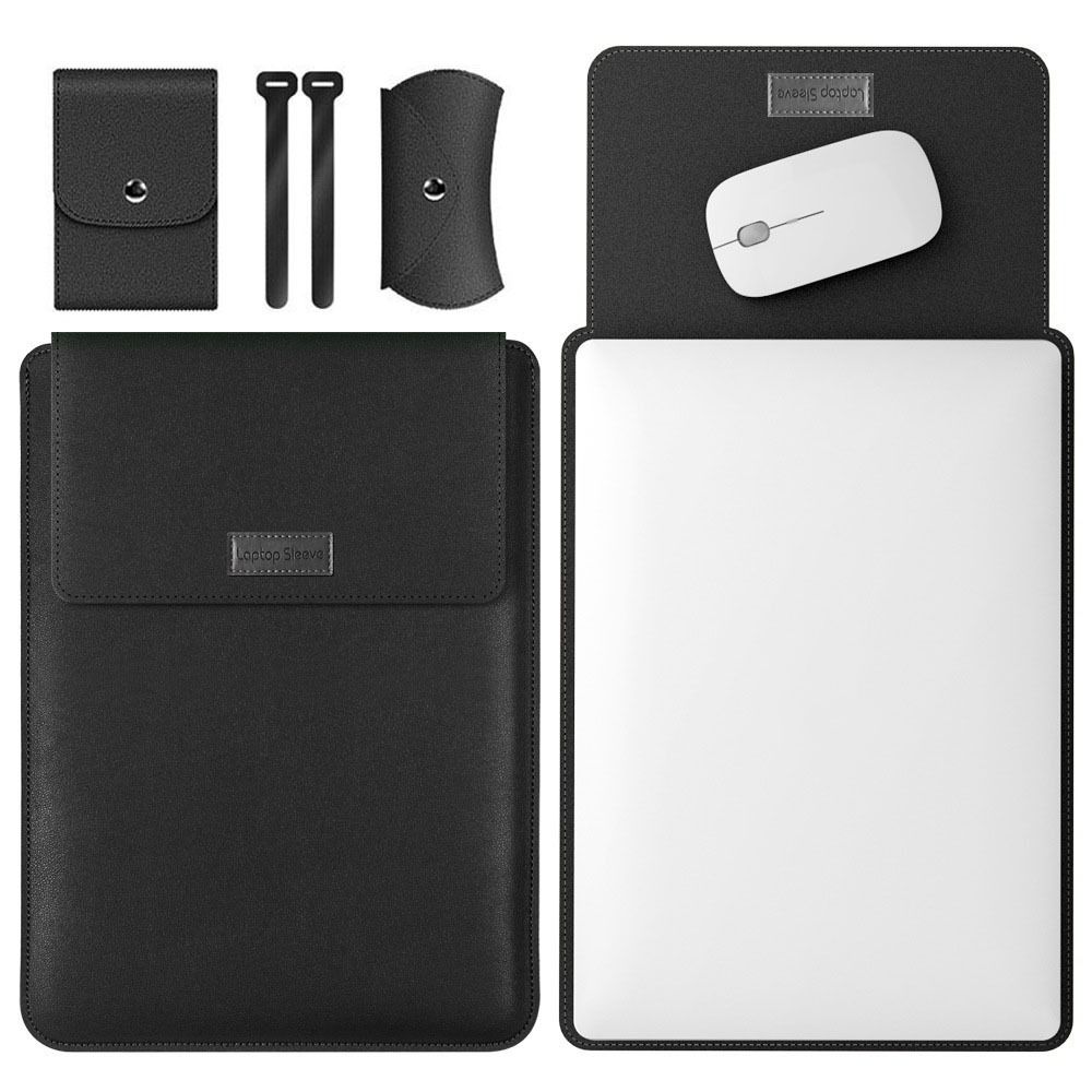 Non-Magnetic 5 In1 Laptop Sleeve Bag Thickened Tablet Protective Pouch  Business Use