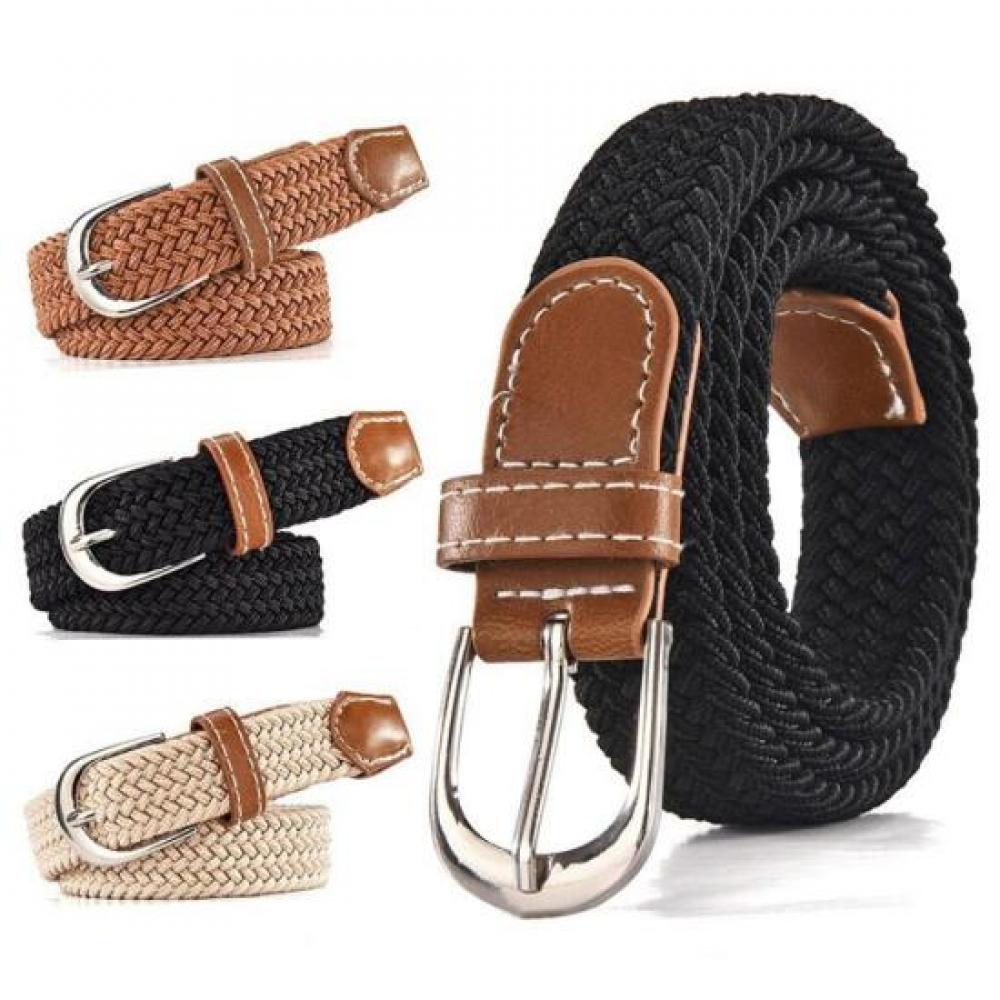 New Arrivals Open Run Unisex Twist Belt Casual Fabric Span Waist Belt