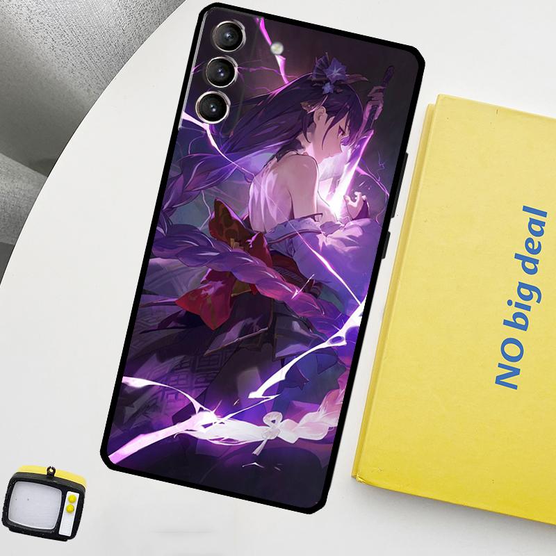 

Genshin Impact Phone Case For Samsung Galaxy S25 Ultra S20 S21 S22 S23 Plus S24 Ultra S9 S10 S25 FE Cover Galaxy S25Ultra