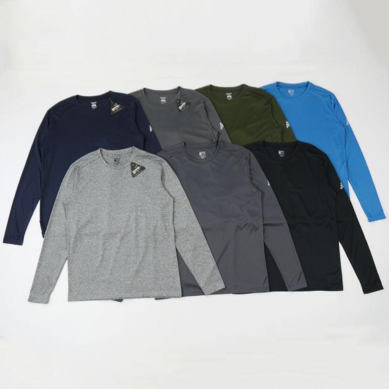 

UPF50 + Экспорт Мода Эластичный Дышащий Быстросохнущий Защита от солнца Спортивная футболка с длинным рукавом Весна и лето Тренировка Бег Топ Мужской Dark blue XL(Reference size chart)